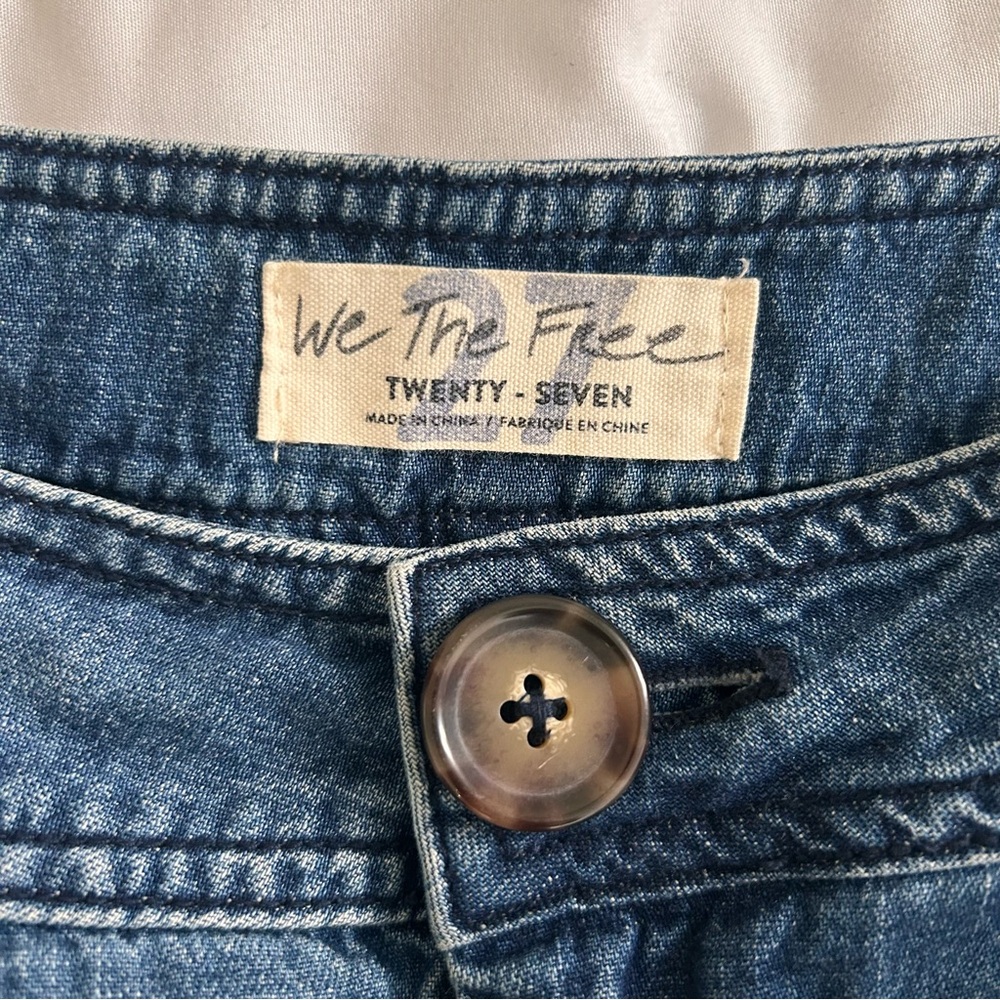 Free People - We The Free La Bomba Wide Leg Jean 27 - Picture 13 of 15